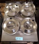 Lincat BS4W 4 pot wet heat bain marie.