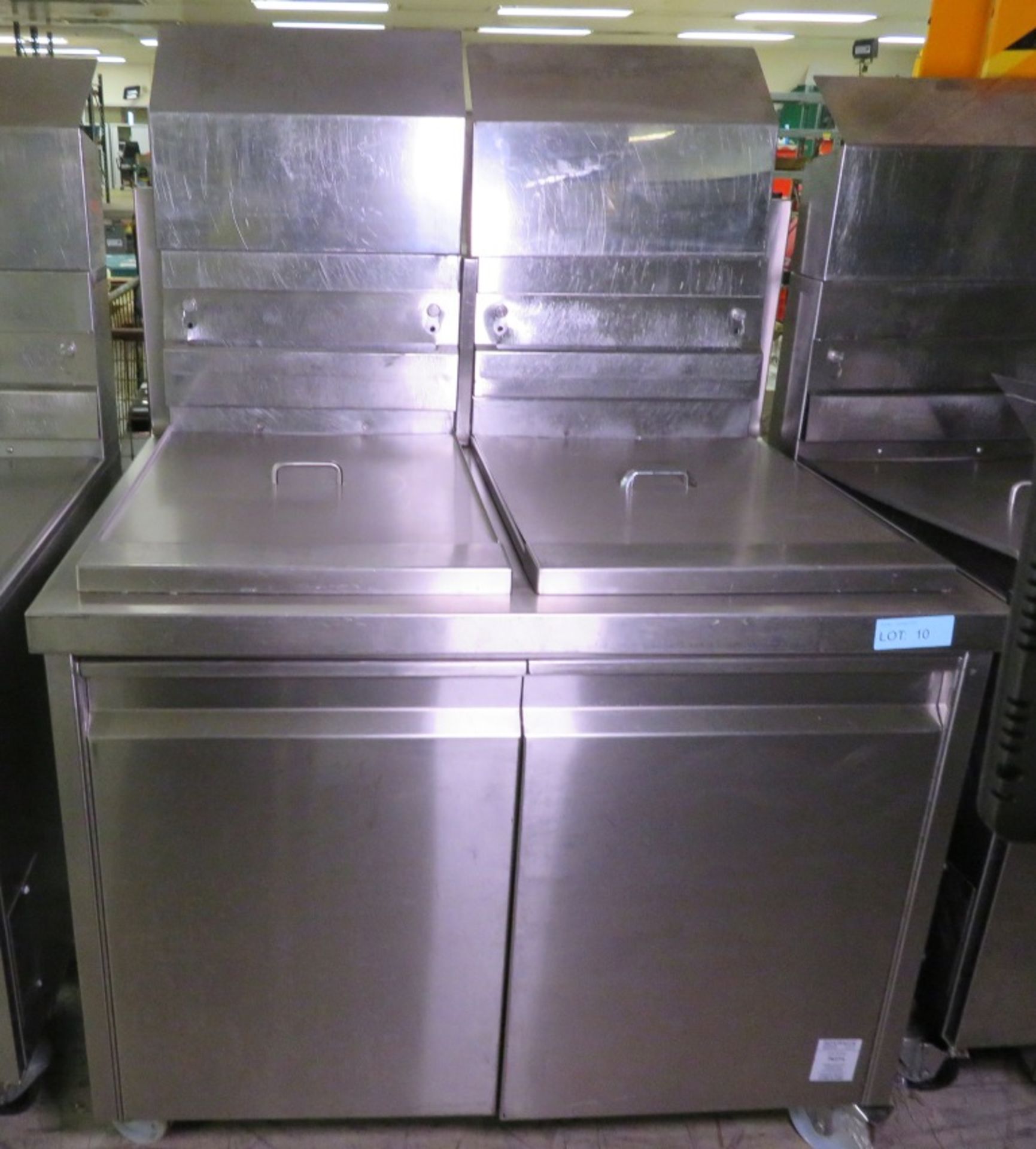 Pitco 4 pan fryer gas fryer.