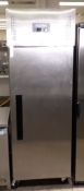 Polar G593-02 single door upright freezer.