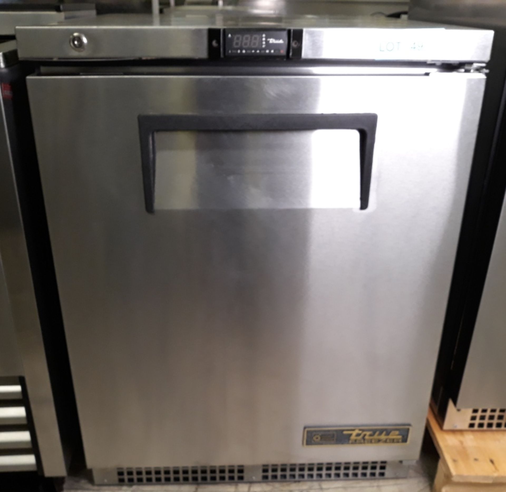 True TUC-24F-HC under counter freezer.