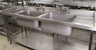 Double basin sink -