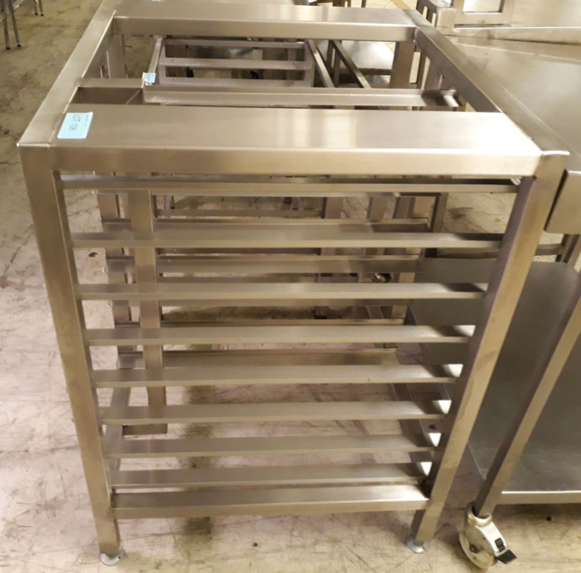 Stainless steel cooker stand. - Image 2 of 2