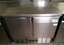 Blizzard Blue Line Chill BC22-Eco 2 door counter fridge.