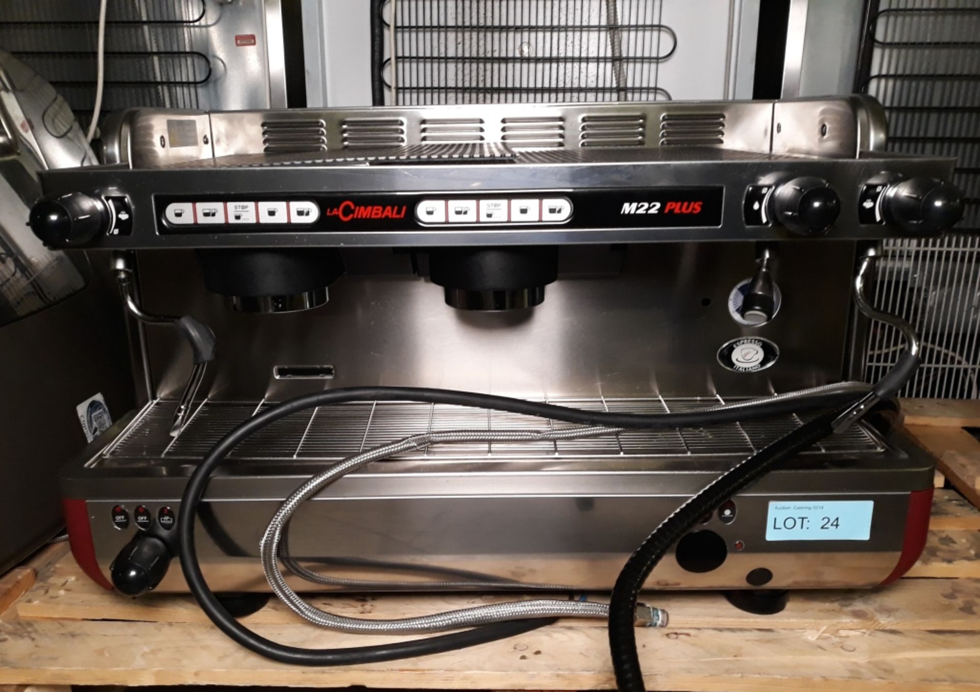 La Cimbali M22 Plus coffee machine.