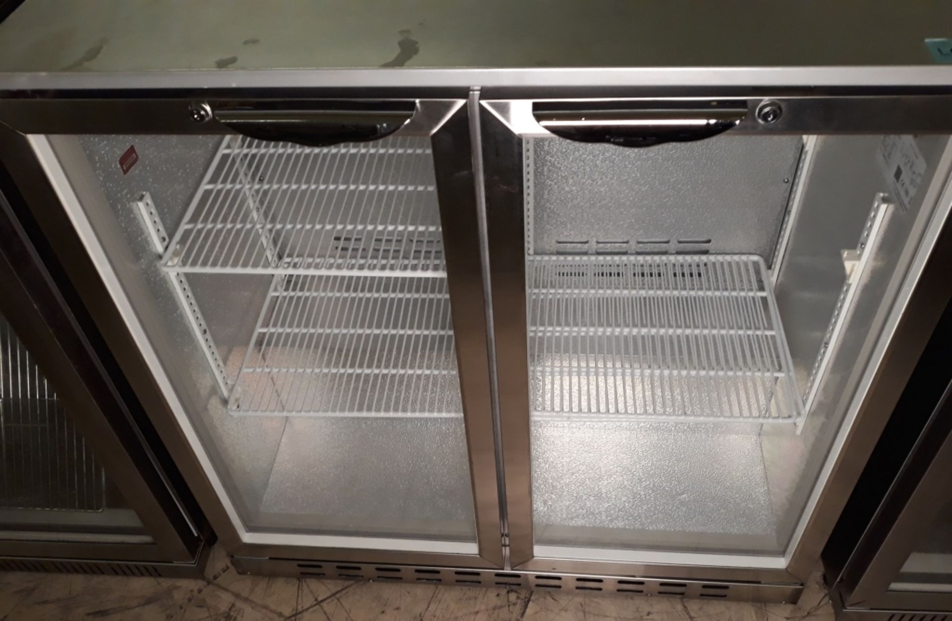 Blizzard BZ-BAR2SS double door under counter bottle fridge.