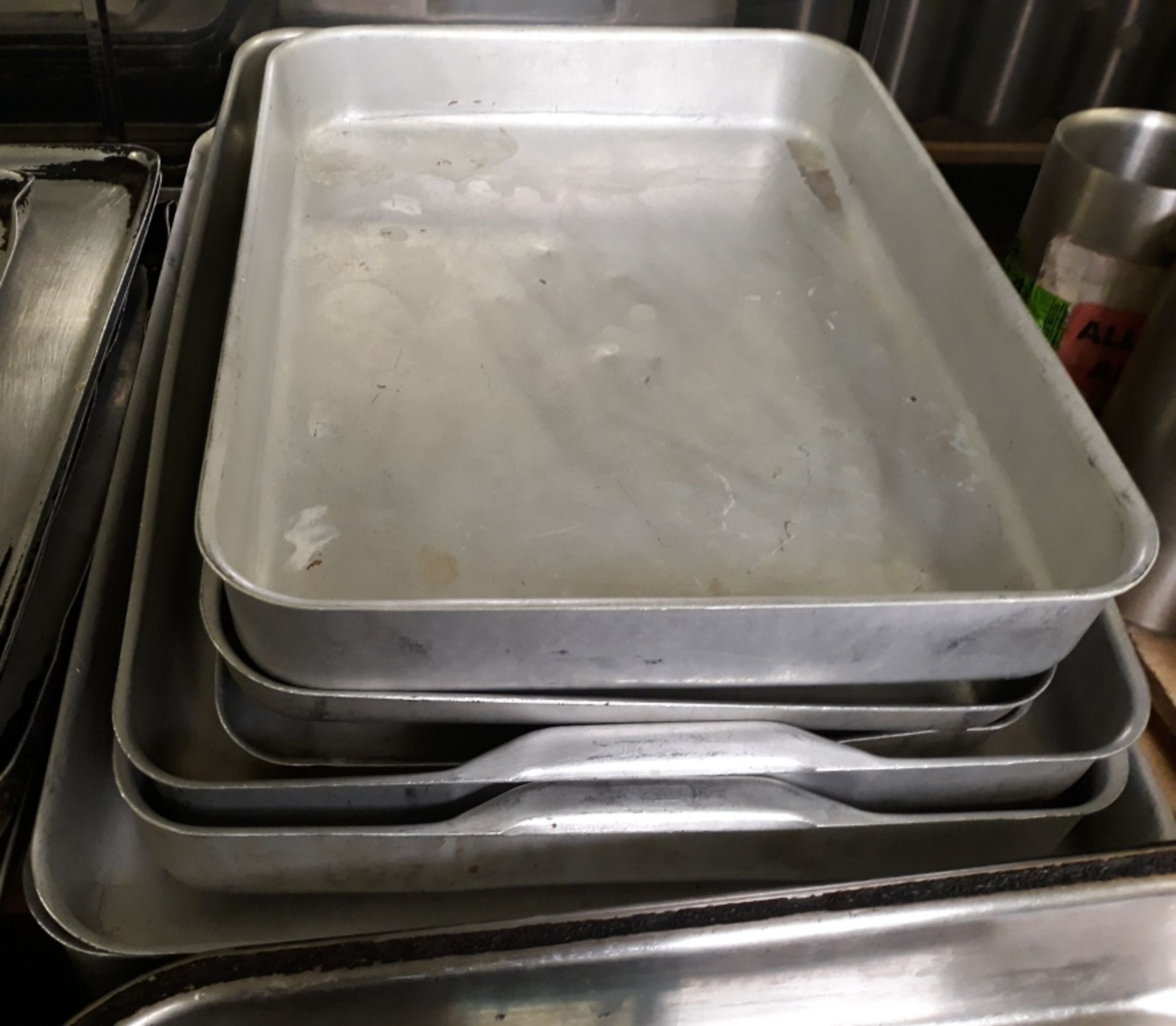 Various oven trays and small pans. - Image 4 of 4