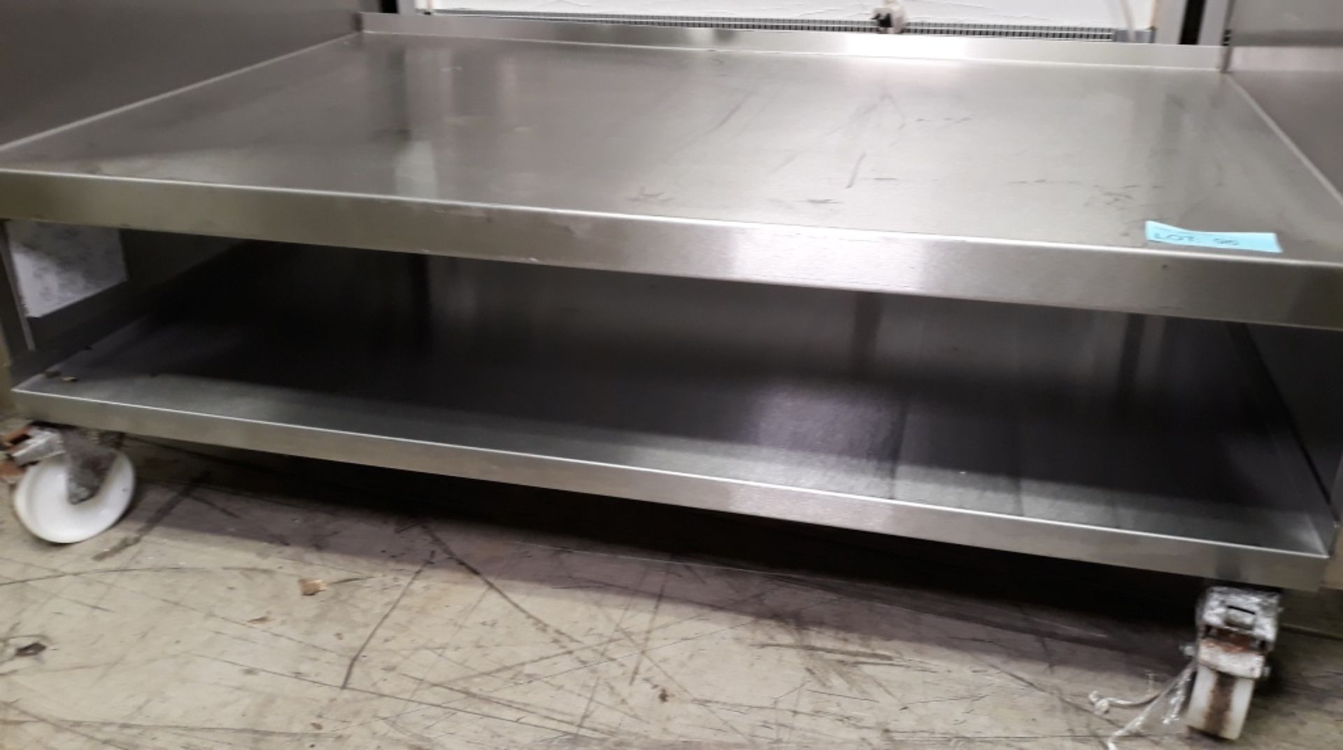 Stainless steel griddle counter - 133 x 90cm. - Image 2 of 2