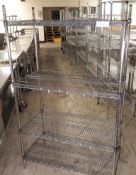 4 tier food storage rack.