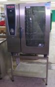 Rational SCCWE101 5 Senses combi oven with stand.