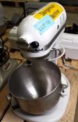 Kitchen Aid table top heavy duty food mixer.