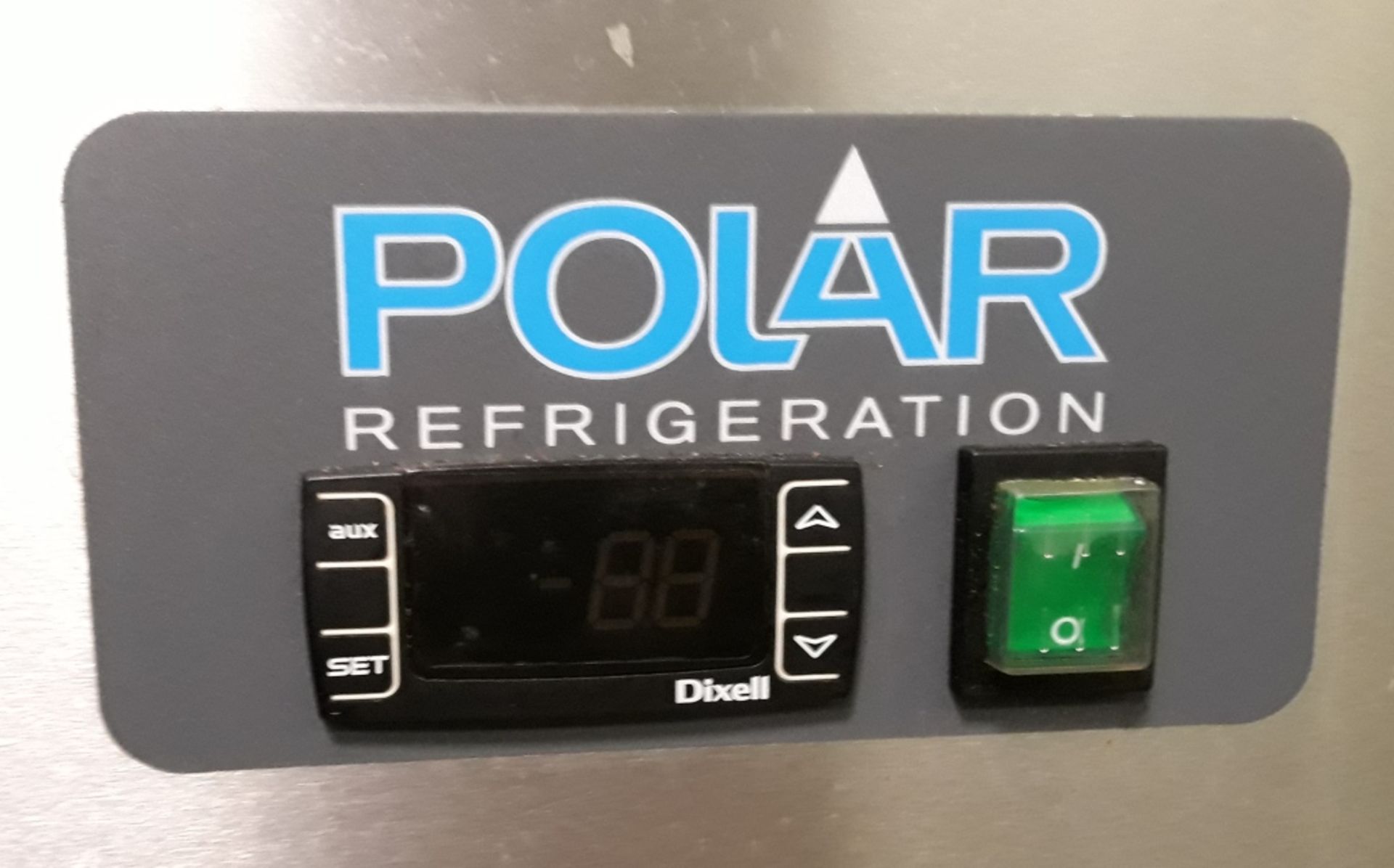 Polar G598 4 door counter fridge. - Image 2 of 6