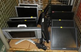 11x PC Monitors