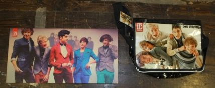 One Direction Canvas Print & One Direction Sachel Bag