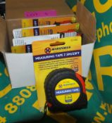 Marksman 7.5M Measuring tapes x6