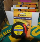 Marksman 7.5M Measuring tapes x6