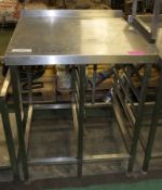 Small Stainless Steel Table 800 x 800 x1000