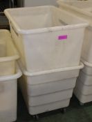 2x Slingsby Mobile Storage bins