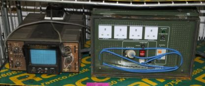 Factair / Gamatroni AC Voltage Smoothing unit, Telequipment D1011 Oscilloscope