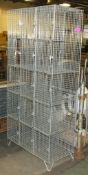 Mesh Shelving Triple Locker