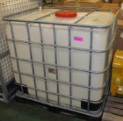 1000LTR IBC Storage Container in frame