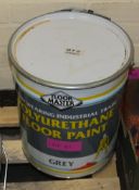 Floormaster Hard Wearing Industrial Grade Polyurethane Floor Paint - Grey 20LTR