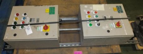 2x Pump control panels