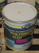 Floormaster Hard Wearing Industrial Grade Polyurethane Floor Paint - Grey 20LTR