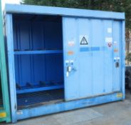 Empteezy Container Chemical Storage - 9'10 long x 4'11 wide x 7'8 high.