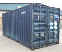 20FT ISO Container - Blue- A £5 LOADING FEE APPLIES TO THIS LOT