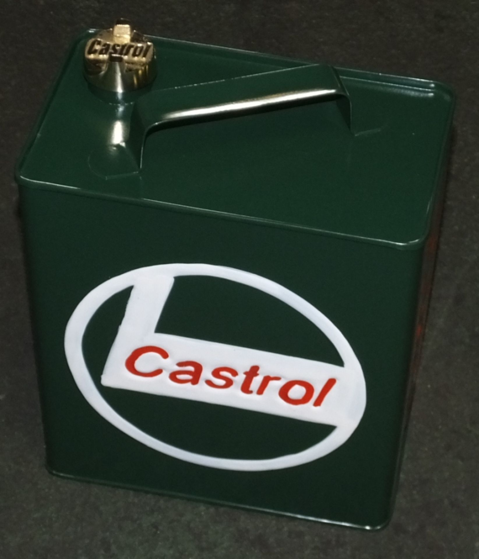 Castrol ornamental oil can