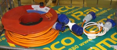 35MTR Extension reel with connector cable