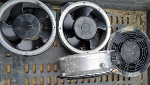 4 x large fans used - COLLECTION ONLY offsite in Skegness - BY APPOINTMENT ONLY
