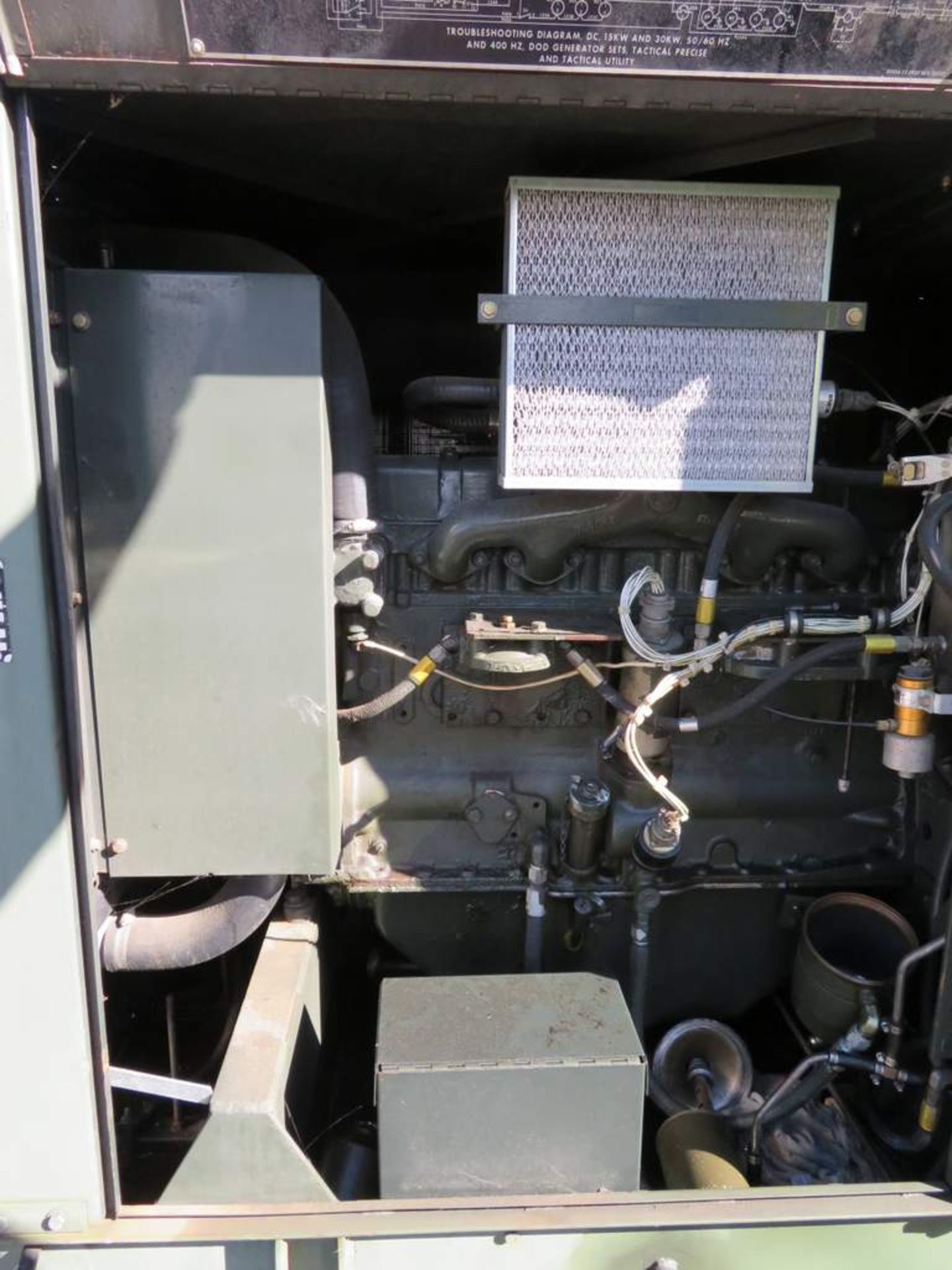 Skid Mounted 30KW Diesel Gen Set. - Image 12 of 13