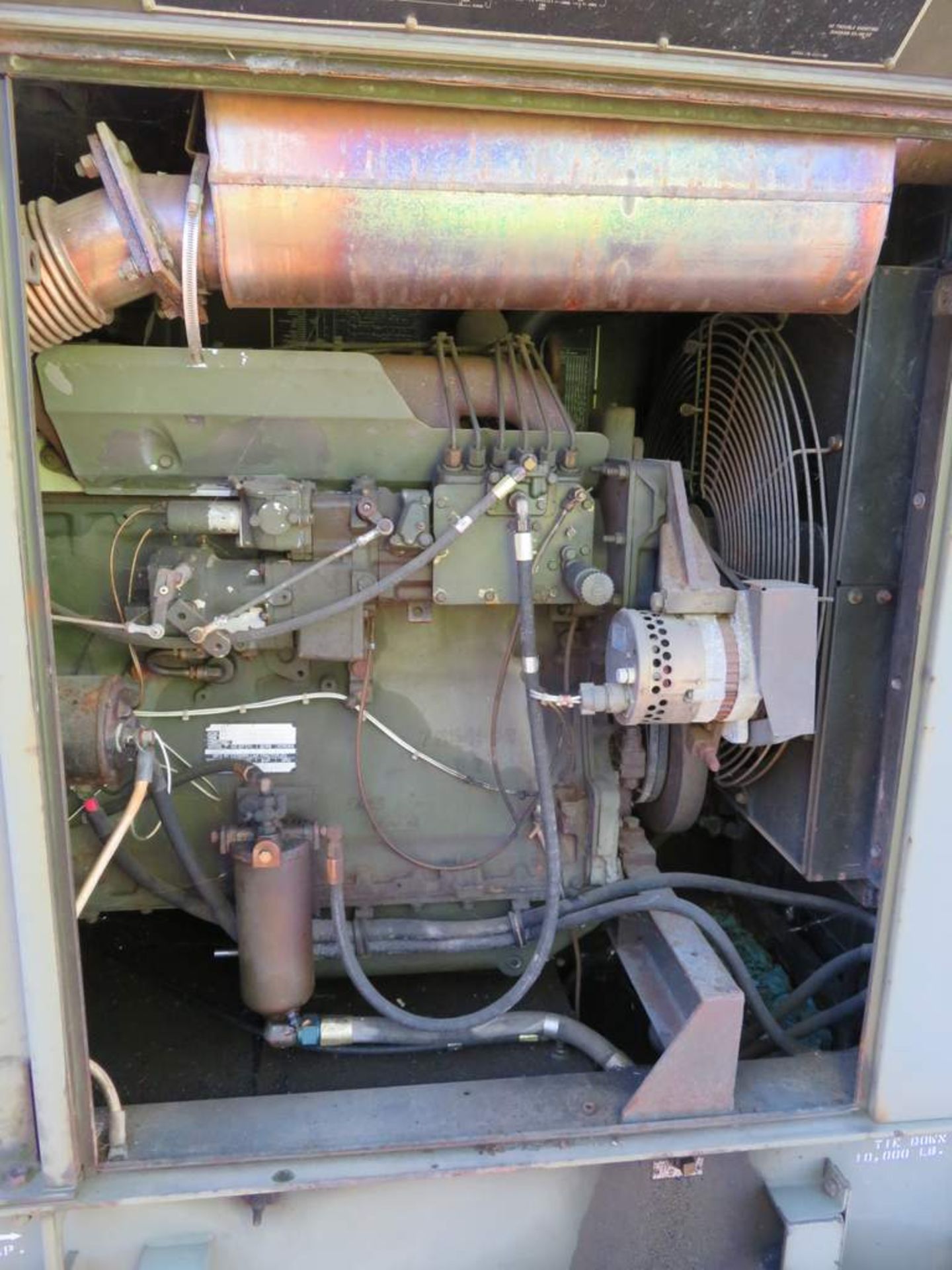 Skid Mounted 100KW Diesel Gen Set. - Image 9 of 12