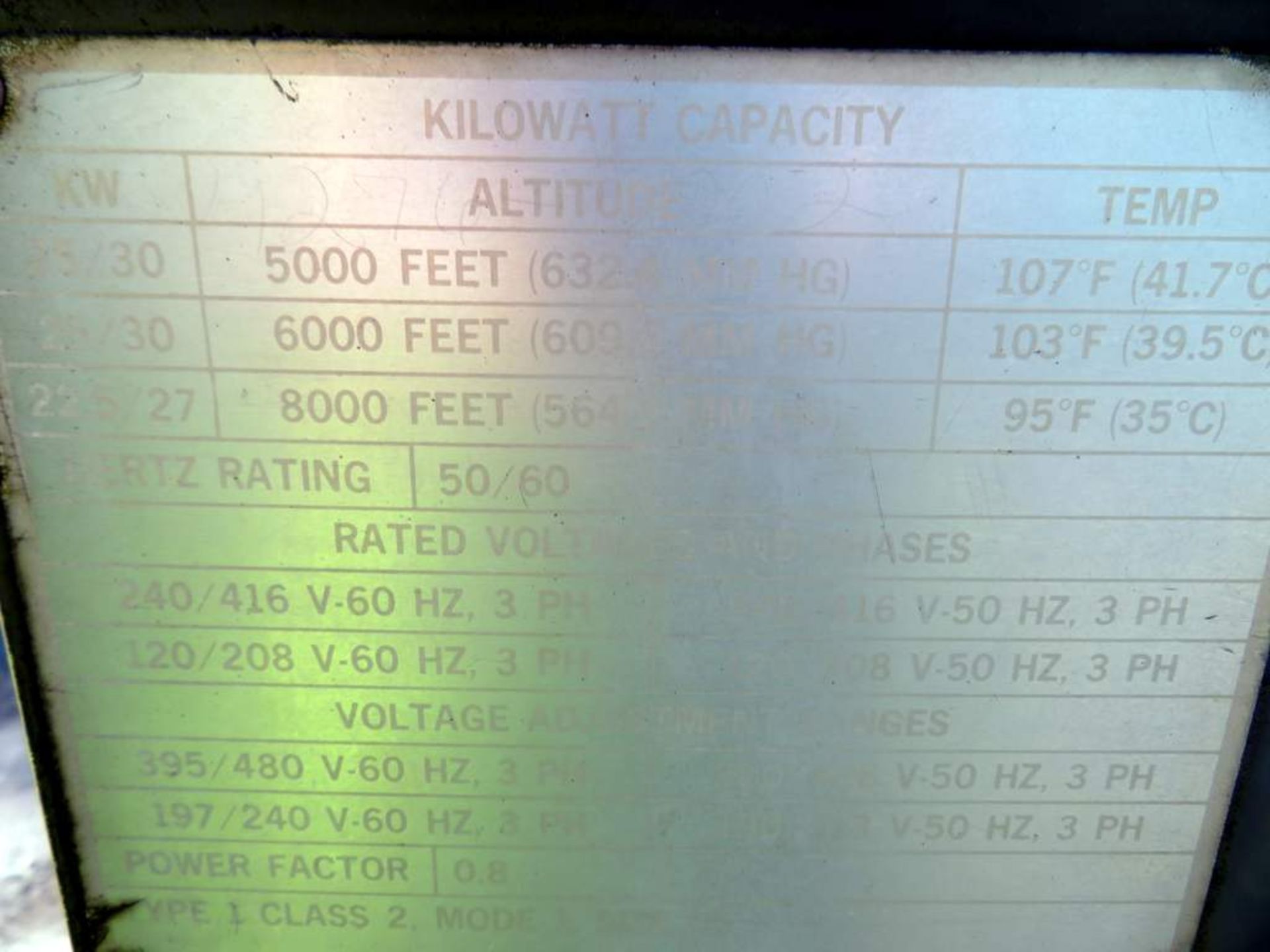 Skid Mounted 30KW Diesel Gen Set. - Image 6 of 14