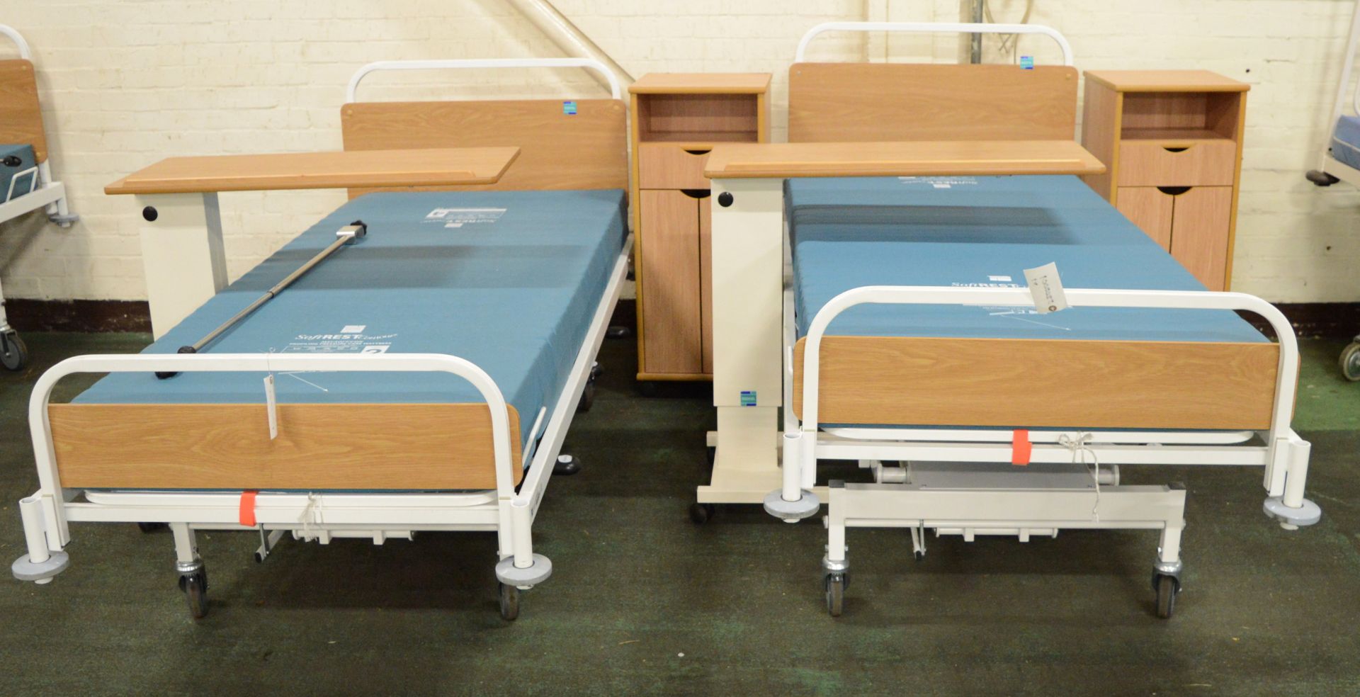 2x Hospital Bed & Furniture Sets.