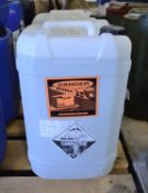 2x 25ltr Sulfuric Acid / Battery Fluid - COLLECTION ONLY.