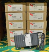 10x Triax GHV 30E Connection Amplifiers.