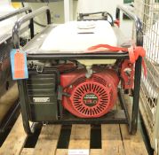 Honda GX 390 Electric Start Petrol Generator 230V 6kVA.