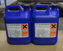 2x 5ltr AL 39 Antifreeze - COLLECTION ONLY.