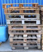 10x Standard Wooden Pallets 1200 x 1000mm.