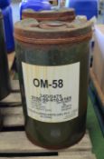 2x 25ltr Fuchs OM-58 34D/0475 Oil - COLLECTION ONLY.