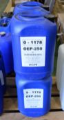 4x 25ltr OEP-250 34D - COLLECTION ONLY.