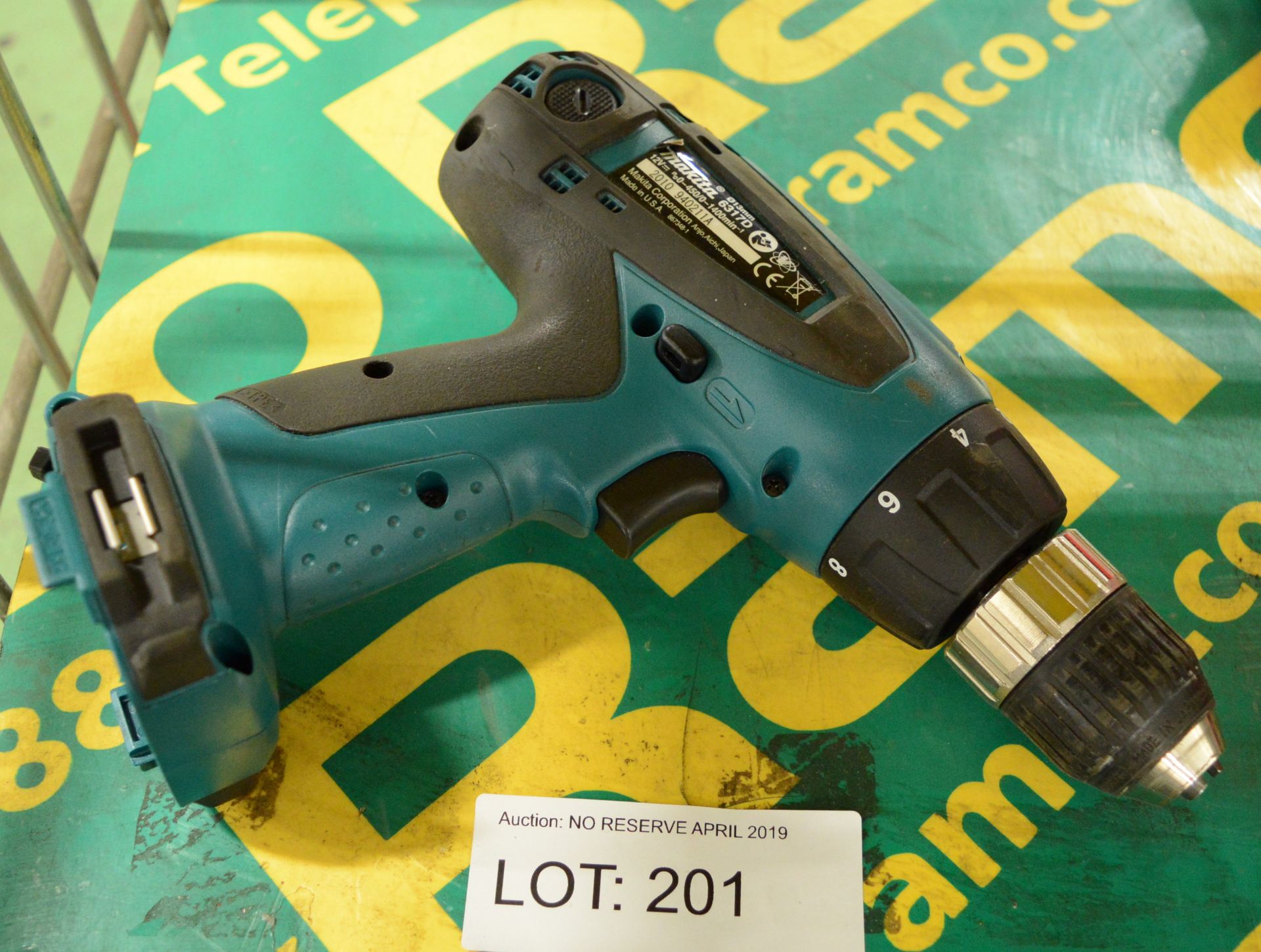 Makita Cordless Drill Minus Battery.