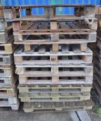 10x Standard Wooden Pallets 1200 x 1000mm.