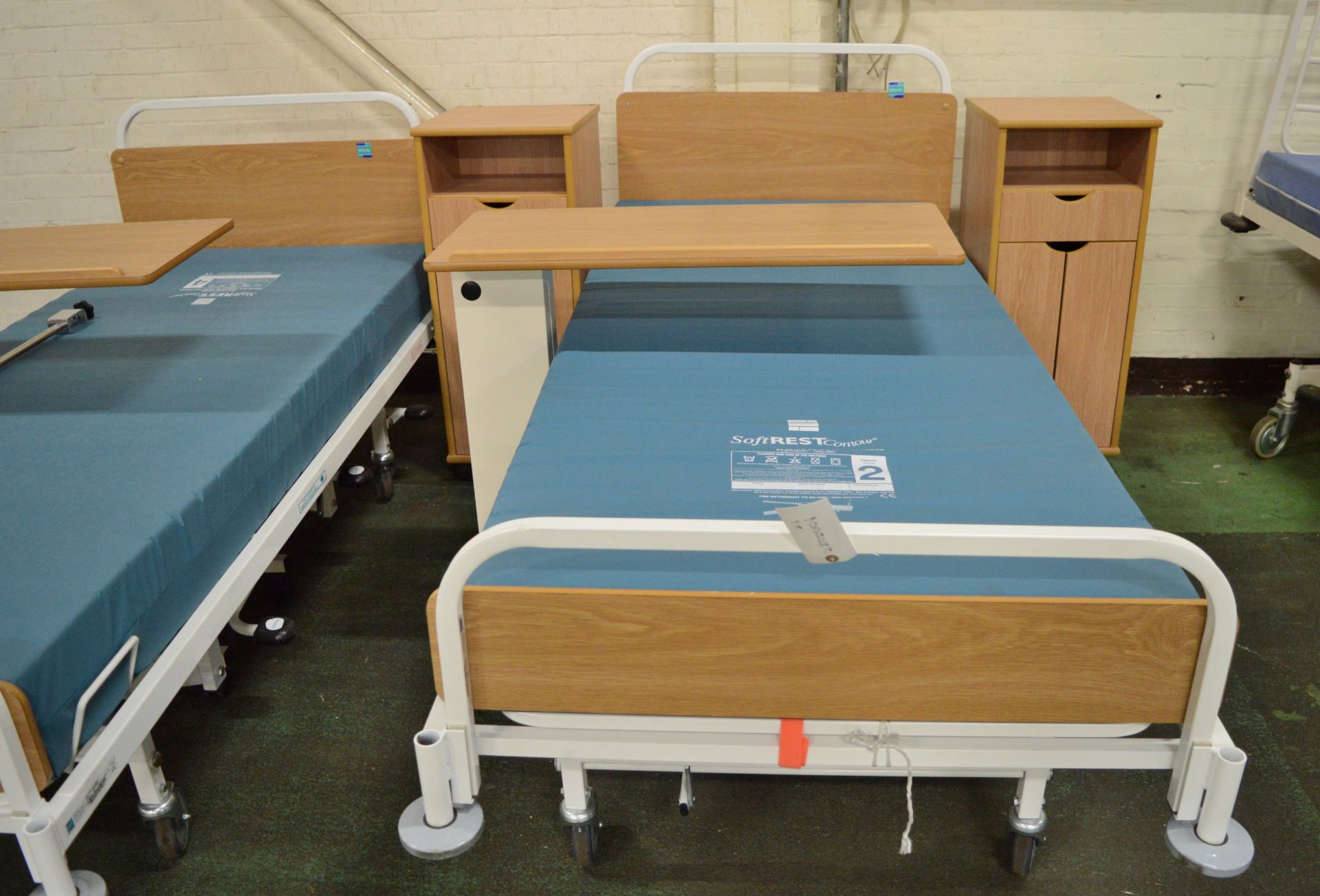 2x Hospital Bed & Furniture Sets. - Image 3 of 3
