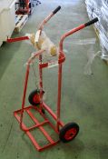 Double Gas Cylinder Trolley.