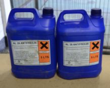 2x 5ltr AL 39 Antifreeze - COLLECTION ONLY.