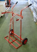 Double Gas Cylinder Trolley.