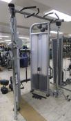 Life Fitness Dual Adjustable Pulley.